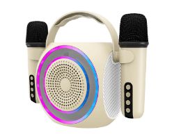 Altavoz CELLY Wireless 5W 2 Micrófonos (PARTYMIC2WH)