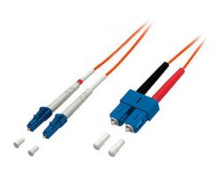 Fibra Óptica EQUIP LC/M a SC/M 1m Naranja (EQ254321)