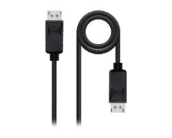 Nanocable DP 1.2/M a DP/M 1.5m Negro (10.15.2701-L150)