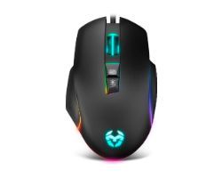Ratón Gaming KROM Keos RGB USB-A Negro (NXKROMKEOS)