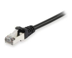 Latiguillo EQUIP Cat.6 S/FTP 0.5m Negro (EQ605597)