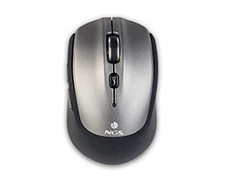 Ratón NGS Óptico Bluetooth 1600dpi Gris (FRIZZDUAL)