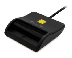 Lector Tarjetas AISENS DNIe Usb-C Negro (ASCR-SN03C-BK)