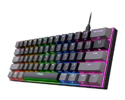 Teclado Gaming Trust GXT867 Acira RGB USB Negro (24885)