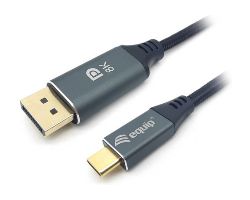 Cable EQUIP USB-C/M a DP 1.4/M 1m Negro (EQ133421)