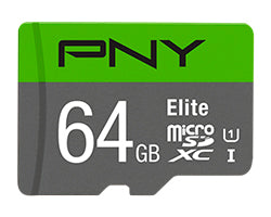 PNY Elite Micro SDXC 64Gb Clase 10 (P-SDUX64U185GW-GE)
