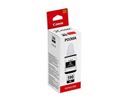 Botella de Tinta Canon GI-590 Negro 135ml (1603C001AA)