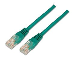 Latiguillo AISENS RJ45 Cat.6 UTP 1m Verde (A135-0246)