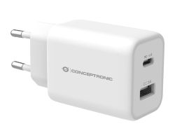 Cargador de Pared CONCEPTRONIC 33W USB-A/C (ALTHEA11W)