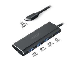 Hub NILOX USB-C a 3xUSB-A 3.0 1xUSB-C (NXHUBUSBC03)