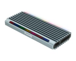 Caja TooQ SSD M.2/PCIe/SATA USB-C 3.0 Gris (TQE-2221G)