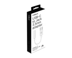 Adaptador CELLY USB-C a 3.5mm Blanco (USBCJACKADAPT)
