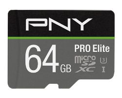 PNY Micro SDXC 64Gb + Adap SD (P-SDU64GV31100PRO-GE)