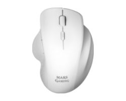 Ratón Mars Gaming Wireless 3200dpi Blanco (MMWERGOW)