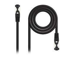 Nanocable Cat.8.1 SSTP 30cm Negro (10.20.2000-L30-BK)