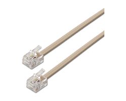 Cable de Teléfono AISENS RJ11 3m Beige (A143-0318)