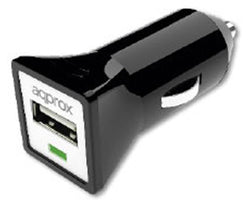 Cargador de Coche Approx USB 5V 1A Negro (APPUSBCARB)
