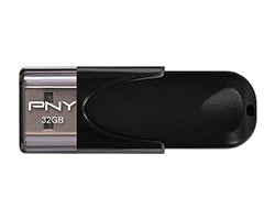 Pendrive PNY USB2.0 32Gb Negro (FD32GATT4-EF)