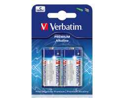 Pilas alcalinas LR14 Verbatim (pack 2) (49922)