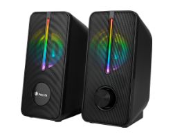 Altavoces Gaming NGS RGB 12W 3.5mm Negros (GSX-150)