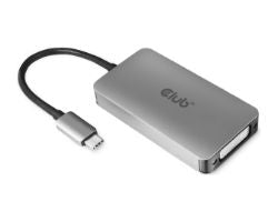 Adaptador Club 3D USB-C 3.2 a DVI-D M/H Gris (CAC-1510)