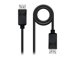 Nanocable DP/M a DP/M 0.5m Negro (10.15.2800)