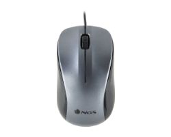 Ratón NGS Óptico USB-A 1200dpi Negro/Gris (CREW)