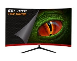 Monitor Gaming KeepOut 24" LED FHD Curvo Negro (XGM24C)