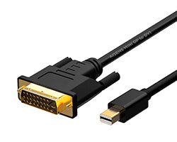 Cable AISENS Mini DP/M a DVI/M 2m Negro (A125-0363)