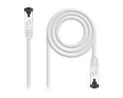 Nanocable Cat.8.1 SSTP 25cm Blanco (10.20.2000-L25-W)