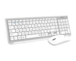 T+Ratón SUBBLIM Dual Blanco/Plata (SUBKBC-DCEP10)