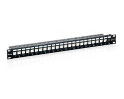 EQUIP Patch Panel Vacío 24 puertos Cat.6 1U (EQ769124)