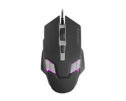 Ratón Mars Gaming Óptico RGB USB 4000dpi Negro (MM024)