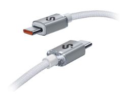 Cable SUBBLIM USB-C 2.0 M/M 1m Blanco (SUBCAB-C06010)