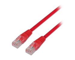 Cable AISENS RJ45 Cat.5e UTP AWG24 1m Rojo (A133-0206)