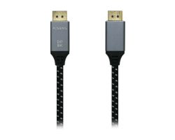 Cable AISENS DP/M a DP/M 3m Gris/Negro (A149-0438)