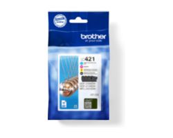 Tinta BROTHER Pack Negro/Tricolor (LC421VAL)