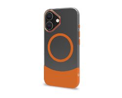 Funda CELLY Magdual iPhone 16 Naranja (MAGDUAL1078OR)
