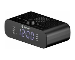 Radio Reloj DENVER DAB+/FM BT Alarma USB-C (CRD-515)