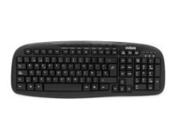 Teclado NILOX Multimedia USB Negro (NXKBE000001)