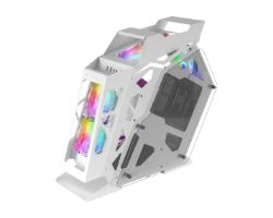 Caja Compacta Mars Gaming ARGB ATX mATX Blanca (MC61W)
