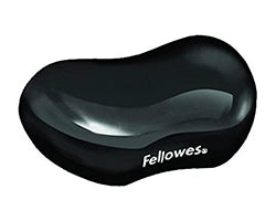 Reposamuñecas Fellowes Gel Crystal Negro (9112301)