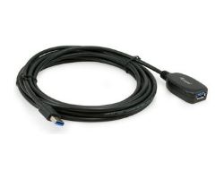 Cable EQUIP USB-A/M a USB-A/H 5m Negro (EQ133346)