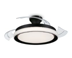 Ventilador Techo Philips + Plafón Negro (929004081701)