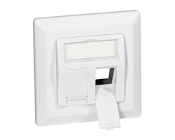 Marco Roseta EQUIP para 2 Conectores Blanco (EQ761303)