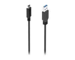 Cable AISENS USB-C/M a USB-A/M 2m Negro (A107-0860)