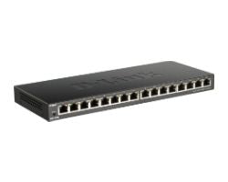 Switch D-Link 16xRJ45 Ethernet GbE Negro (DGS-1016S)