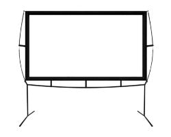 Pantalla Portátil Approx 120" 267x150cm (APPPB120C)
