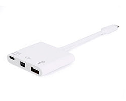 Adaptador EQUIP USB-C a USB-A/C PD/Mini DP (EQ133463)