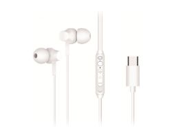 Auriculares Conceptronic Usb-C 1.5m Blanco (BRENDAN03W)